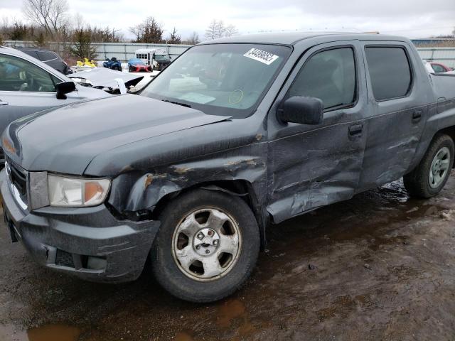 5FPYK1F21BB006994 - 2011 HONDA RIDGELINE RT GRAY photo 9