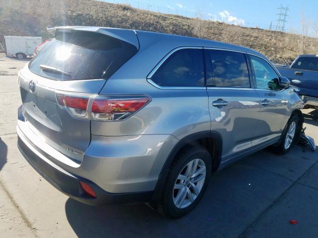 5TDBKRFH9FS153924 - 2015 TOYOTA HIGHLANDER LE  photo 4