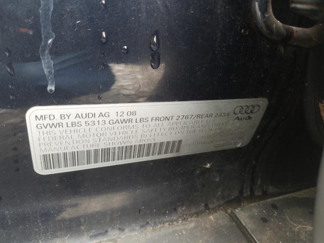 WAUWG74F89N028770 - 2009 AUDI A6 PRESTIGE  ფოტო 10