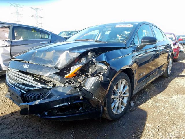 3FA6P0LU7HR103700 - 2017 FORD FUSION SE HYBRID  photo 2