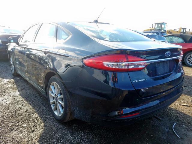 3FA6P0LU7HR103700 - 2017 FORD FUSION SE HYBRID  photo 3