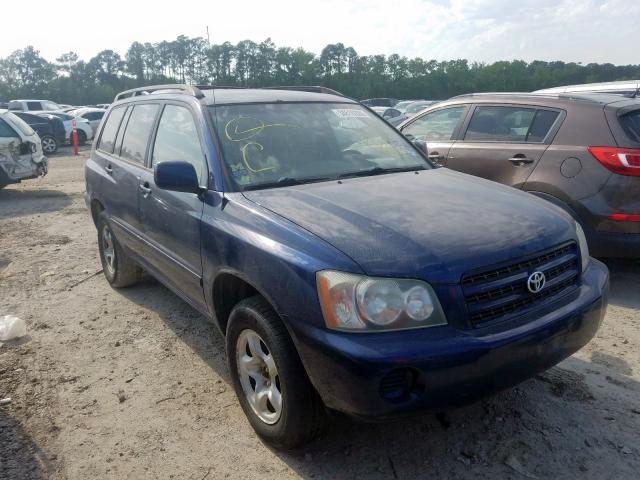 JTEGD21A120044674 - 2002 TOYOTA HIGHLANDER  photo 1