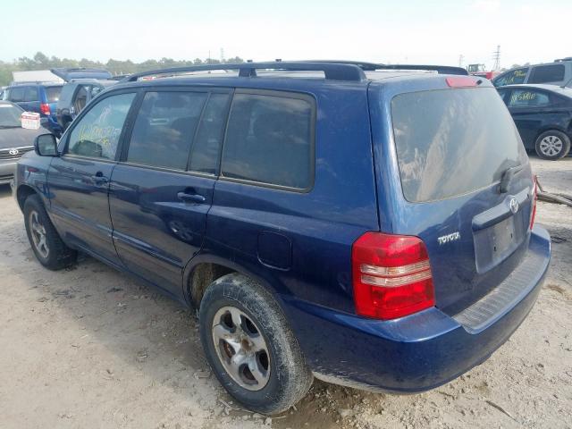 JTEGD21A120044674 - 2002 TOYOTA HIGHLANDER  photo 3