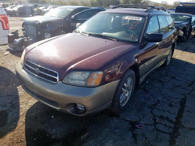 4S3BH6658Y7603353 - 2000 SUBARU LEGACY OUTBACK  photo 2