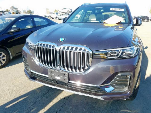 5UXCW2C57KL085658 - 2019 BMW X7 XDRIVE40I  ფოტო 7