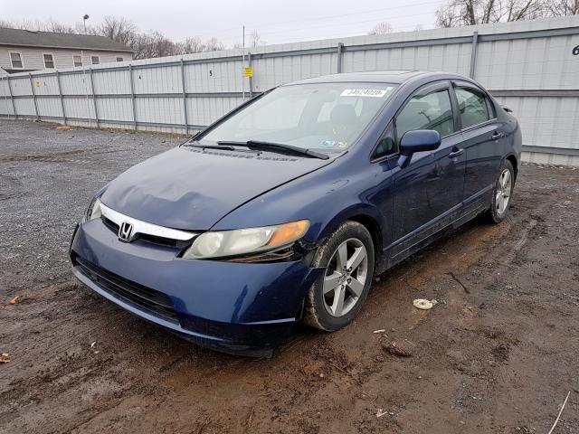 1HGFA16816L043958 - 2006 HONDA CIVIC EX  photo 2