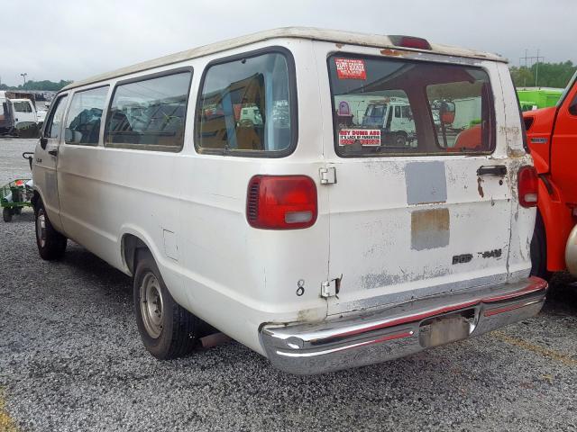 2B5WB35Z3RK567272 - 1994 DODGE RAM WAGON B350  photo 3