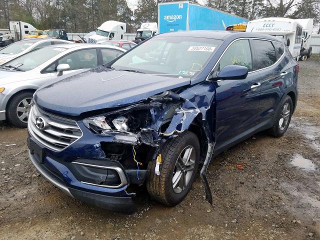 5XYZT3LB6JG533737 - 2018 HYUNDAI SANTA FE SPORT  photo 2