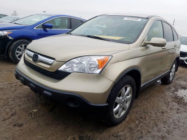 JHLRE48707C053682 - 2007 HONDA CR-V EXL  photo 2