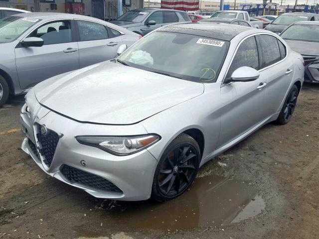 ZARFAEDN7H7528850 - 2017 ALFA ROMEO GIULIA Q4  photo 2