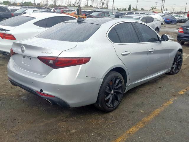 ZARFAEDN7H7528850 - 2017 ALFA ROMEO GIULIA Q4  photo 4