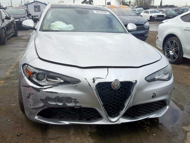 ZARFAEDN7H7528850 - 2017 ALFA ROMEO GIULIA Q4  photo 9