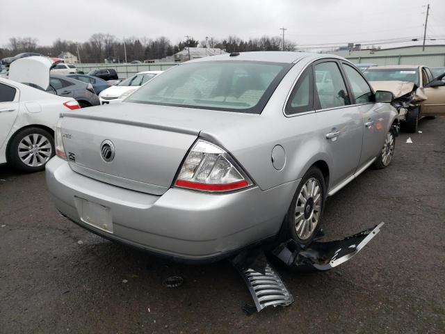 1MEHM40W09G617145 - 2009 MERCURY SABLE SILVER photo 4