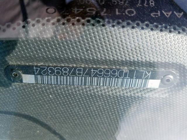 KL1TD66647B789324 - 2007 CHEVROLET AVEO BASE  foto 10