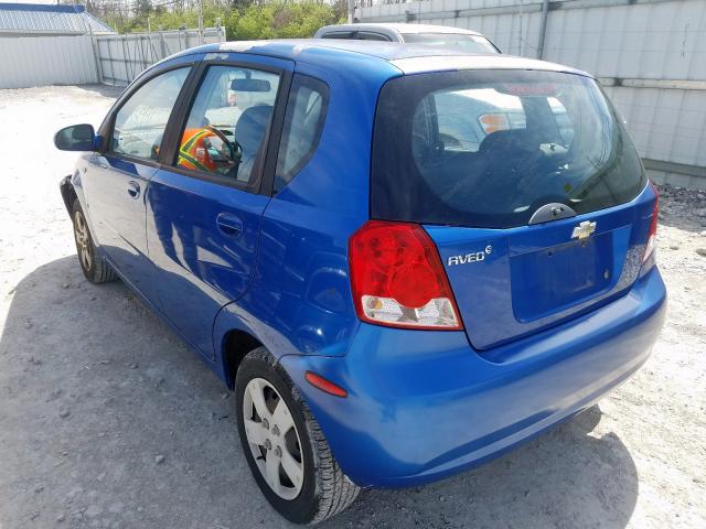 KL1TD66647B789324 - 2007 CHEVROLET AVEO BASE  foto 3