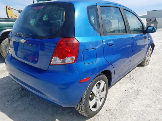KL1TD66647B789324 - 2007 CHEVROLET AVEO BASE  foto 4