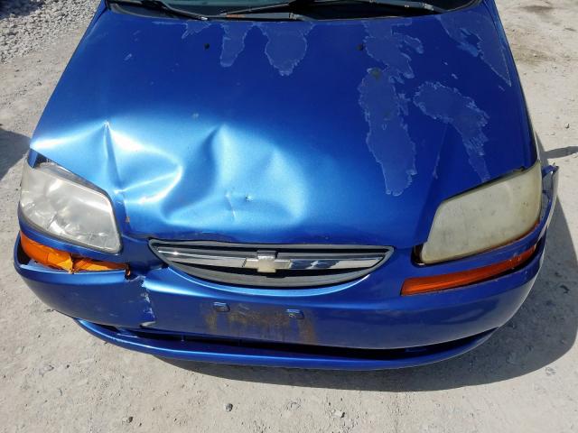 KL1TD66647B789324 - 2007 CHEVROLET AVEO BASE  foto 9