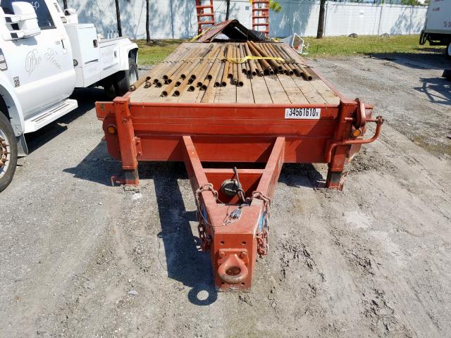 16JF0192XJ1049793 - 2019 UTILITY TRAILER ORANGE photo 2