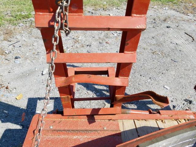 16JF0192XJ1049793 - 2019 UTILITY TRAILER ORANGE photo 9