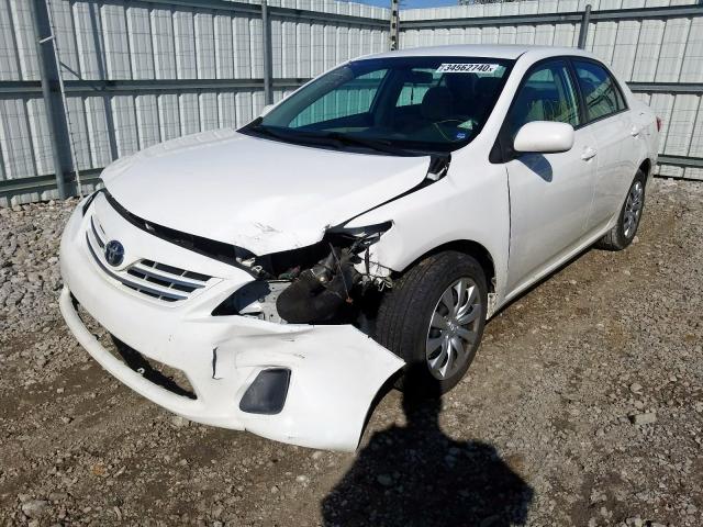 5YFBU4EE3DP100548 - 2013 TOYOTA COROLLA BASE  foto 2