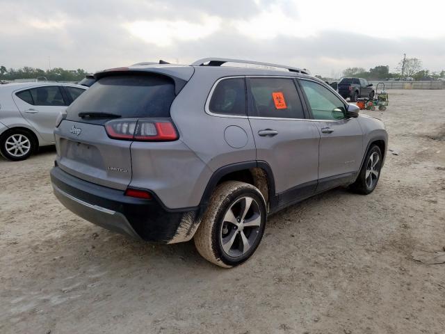 1C4PJLDB8KD183829 - 2019 JEEP CHEROKEE LIMITED  photo 4