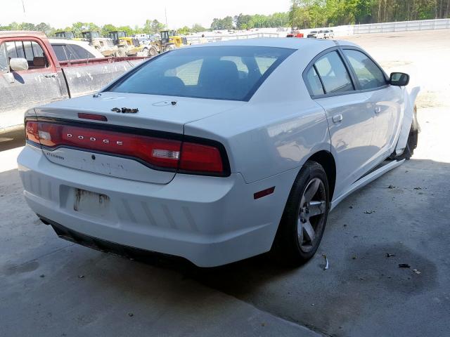 2C3CDXAT9EH367392 - 2014 DODGE CHARGER POLICE  photo 4