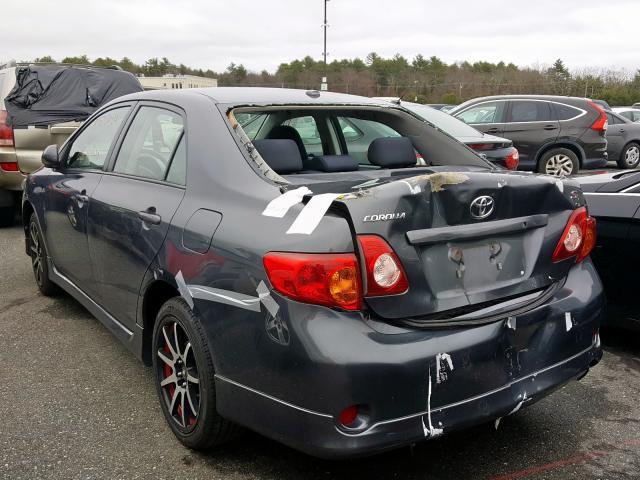 2T1BU40E29C159122 - 2009 TOYOTA COROLLA BASE  photo 3