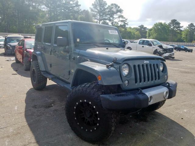 1C4BJWEG8EL165332 - 2014 JEEP WRANGLER UNLIMITED SAHARA  photo 1