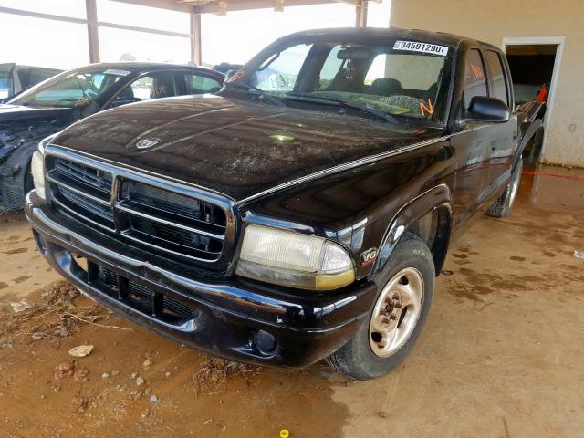 1B7GL2AN0YS742300 - 2000 DODGE DAKOTA QUAD  photo 2