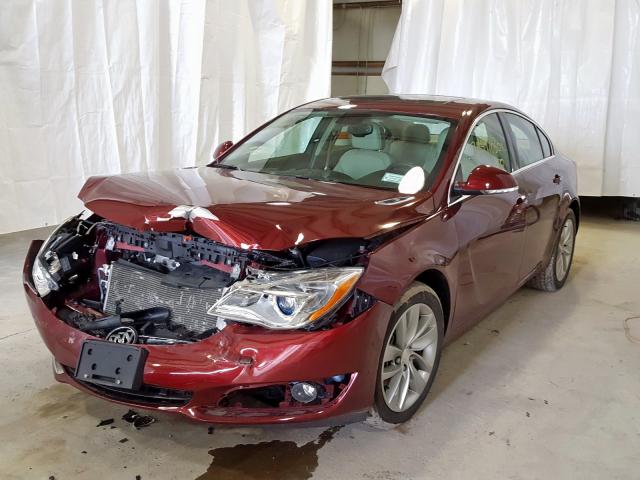 2G4GK5EXXG9209169 - 2016 BUICK REGAL  photo 2