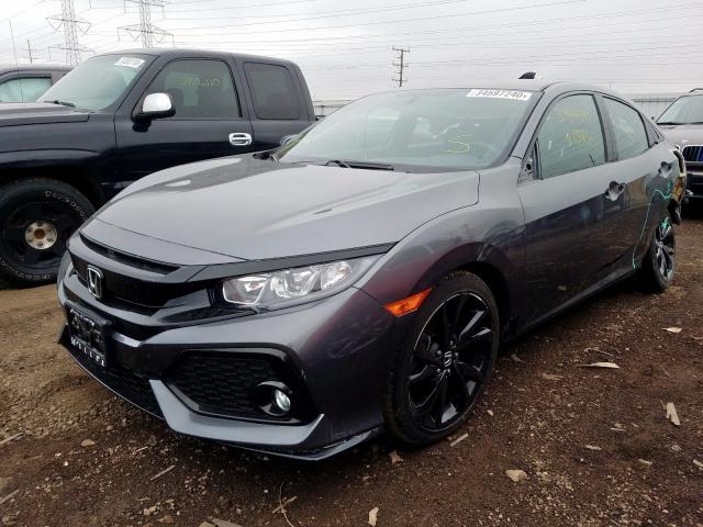 SHHFK7H4XJU211020 - 2018 HONDA CIVIC SPORT  foto 2