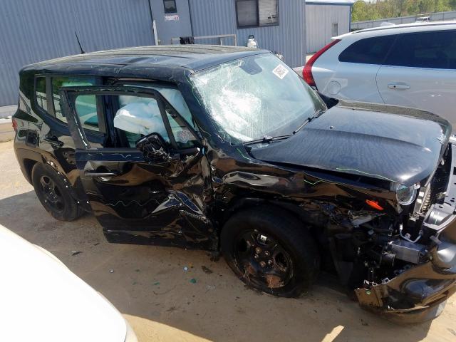 ZACNJAAB7KPK19959 - 2019 JEEP RENEGADE SPORT Սև լուսանկար 9