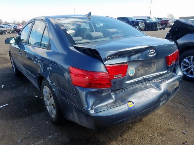 5NPET46C79H451724 - 2009 HYUNDAI SONATA GLS  photo 3