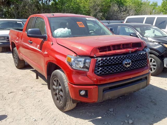 5TFRY5F10KX244500 - 2019 TOYOTA TUNDRA DOUBLE CAB SR/SR5  photo 1