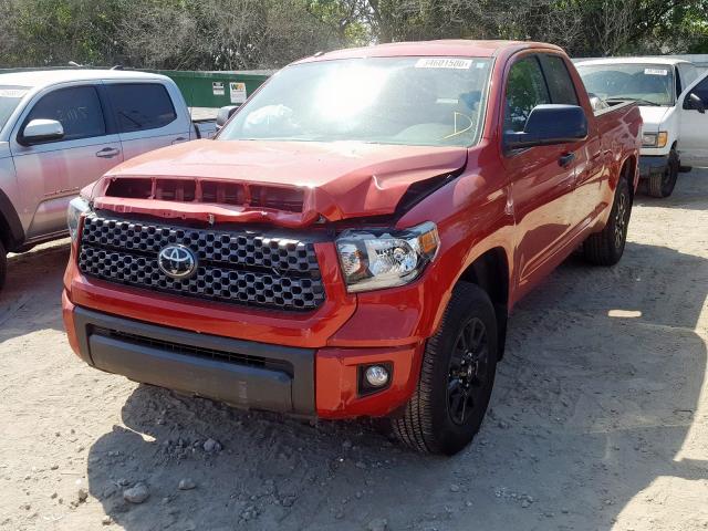 5TFRY5F10KX244500 - 2019 TOYOTA TUNDRA DOUBLE CAB SR/SR5  photo 2