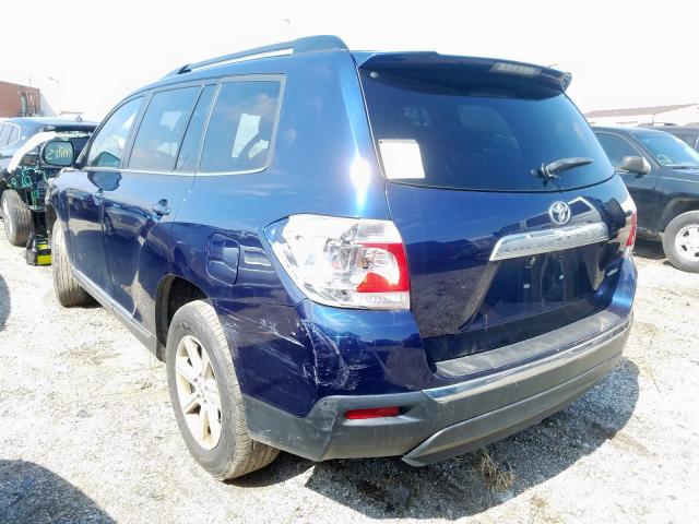 5TDBK3EH7DS193768 - 2013 TOYOTA HIGHLANDER BASE  photo 3