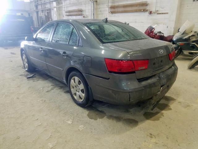 5NPET46C79H511968 - 2009 HYUNDAI SONATA GLS  photo 3