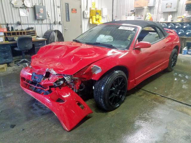 4A3AX55F1TE360232 - 1996 MITSUBISHI ECLIPSE SPYDER GST  photo 2