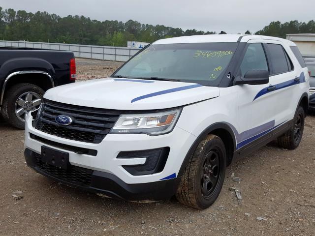 1FM5K8AR4HGA79490 - 2017 FORD EXPLORER POLICE INTERCEPTOR  photo 2