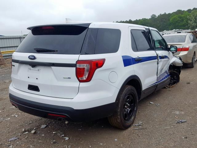 1FM5K8AR4HGA79490 - 2017 FORD EXPLORER POLICE INTERCEPTOR  photo 4