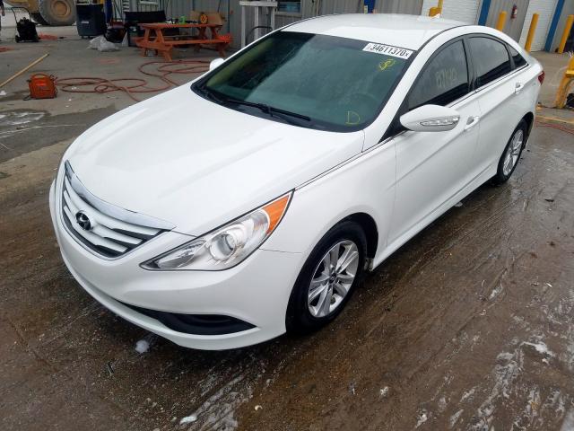 5NPEB4AC5EH935153 - 2014 HYUNDAI SONATA GLS  photo 2