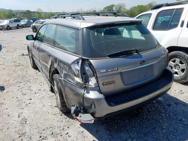 4S4BP61C186341878 - 2008 SUBARU OUTBACK 2.5I  photo 3