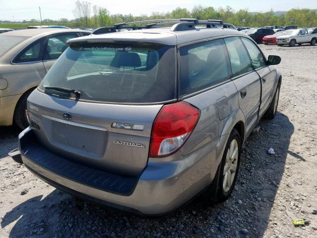 4S4BP61C186341878 - 2008 SUBARU OUTBACK 2.5I  photo 4