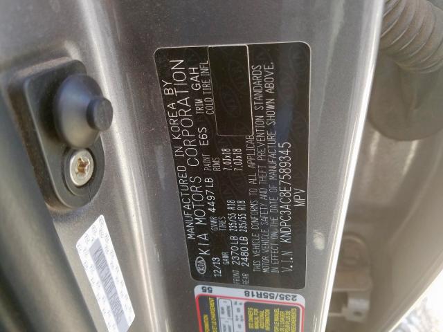 KNDPC3AC8E7589345 - 2014 KIA SPORTAGE EX  photo 10