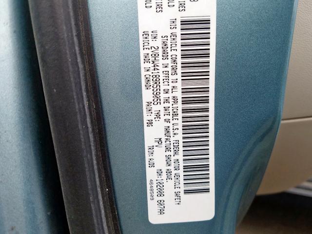 2V8HW44189R559055 - 2009 VOLKSWAGEN ROUTAN S  photo 10