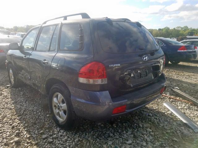 KM8SC13D75U857299 - 2005 HYUNDAI SANTA FE GLS  photo 3