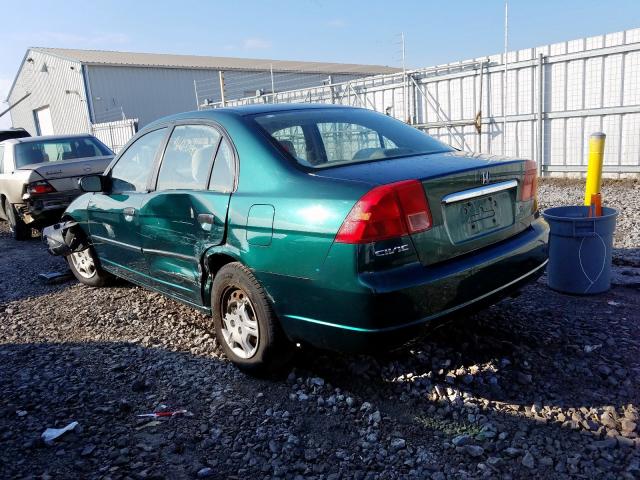 2HGES16301H916411 - 2001 HONDA CIVIC DX  photo 3