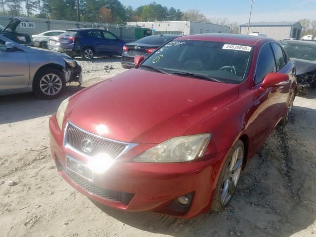 JTHBF5C27B5144456 - 2011 LEXUS IS 250  photo 2