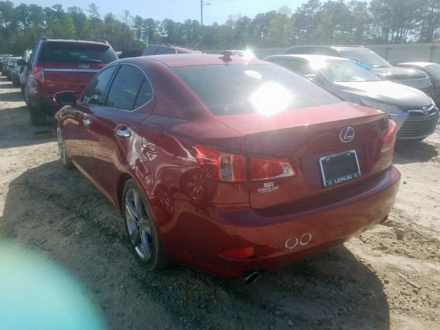 JTHBF5C27B5144456 - 2011 LEXUS IS 250  photo 3