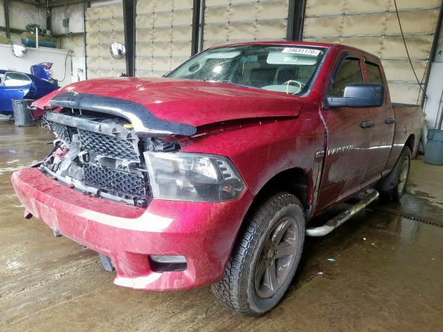 1C6RD7FT4CS142566 - 2012 DODGE RAM 1500 ST  photo 2